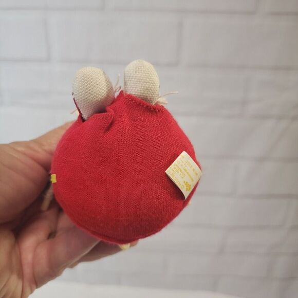 Adorable Vintage 70s Russ Berrie Plush Ski Mouse Rat Stuffed Animal Figurine - Picture 5 of 5